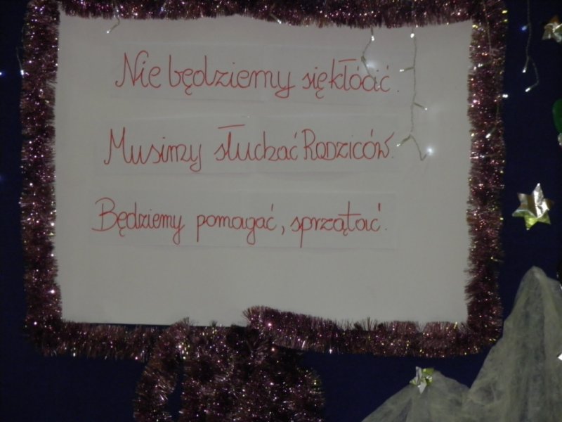 Mikołaj w szkole podstawowej